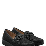 Mocasín Mujer Petunia Negro Azaleia
