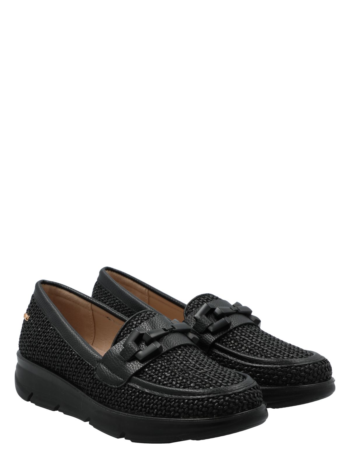 Mocasín Mujer Petunia Negro Azaleia