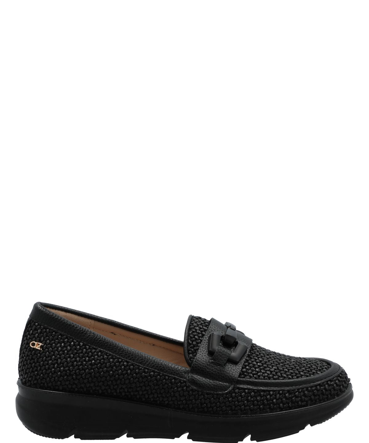 Mocasín Mujer Petunia Negro Azaleia