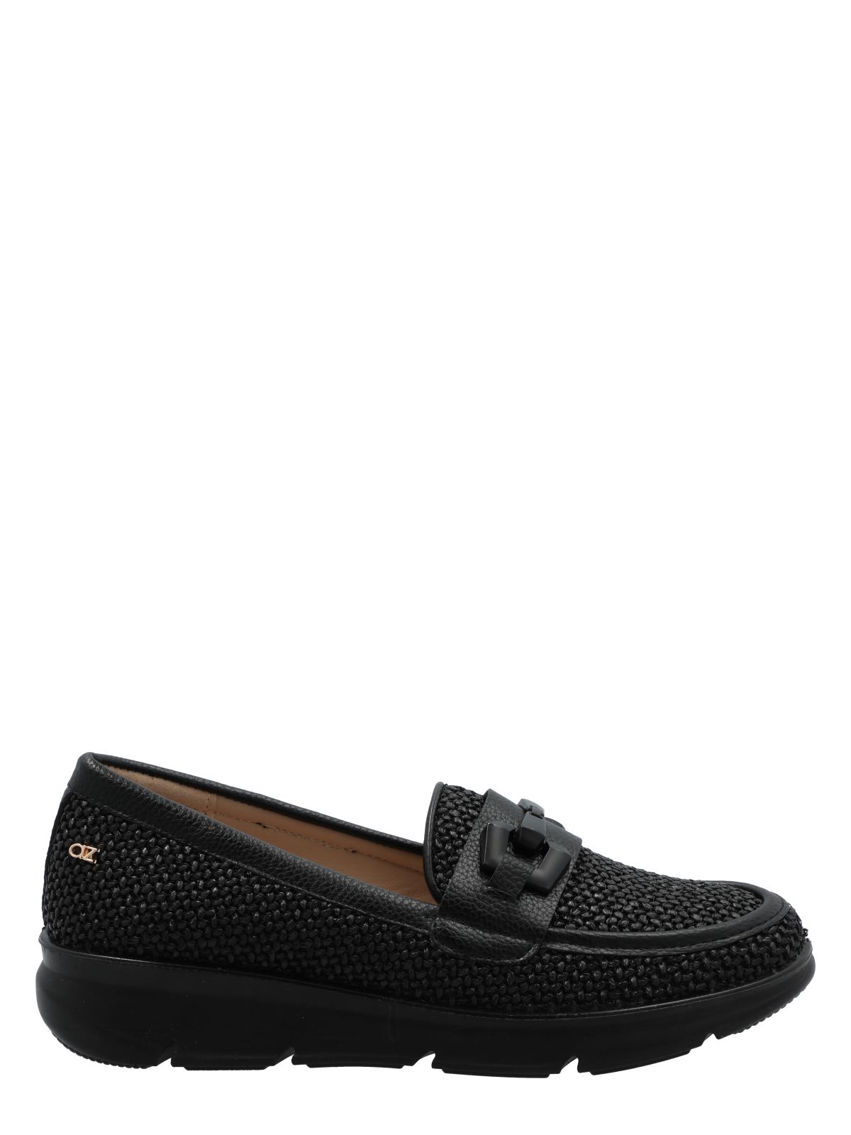 Mocasín Mujer Petunia Negro Azaleia