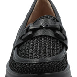 Mocasín Mujer Petunia Negro Azaleia