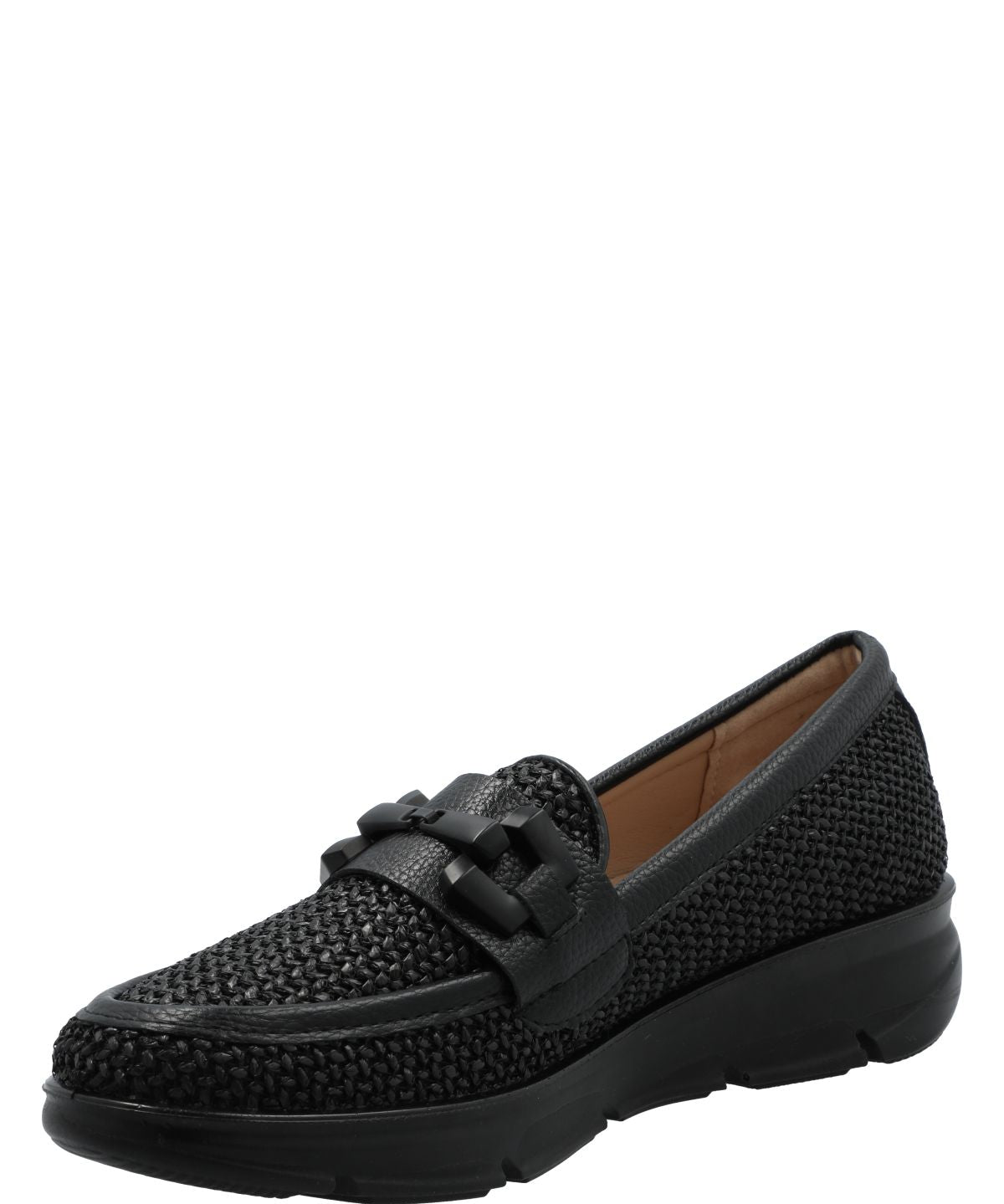 Mocasín Mujer Petunia Negro Azaleia