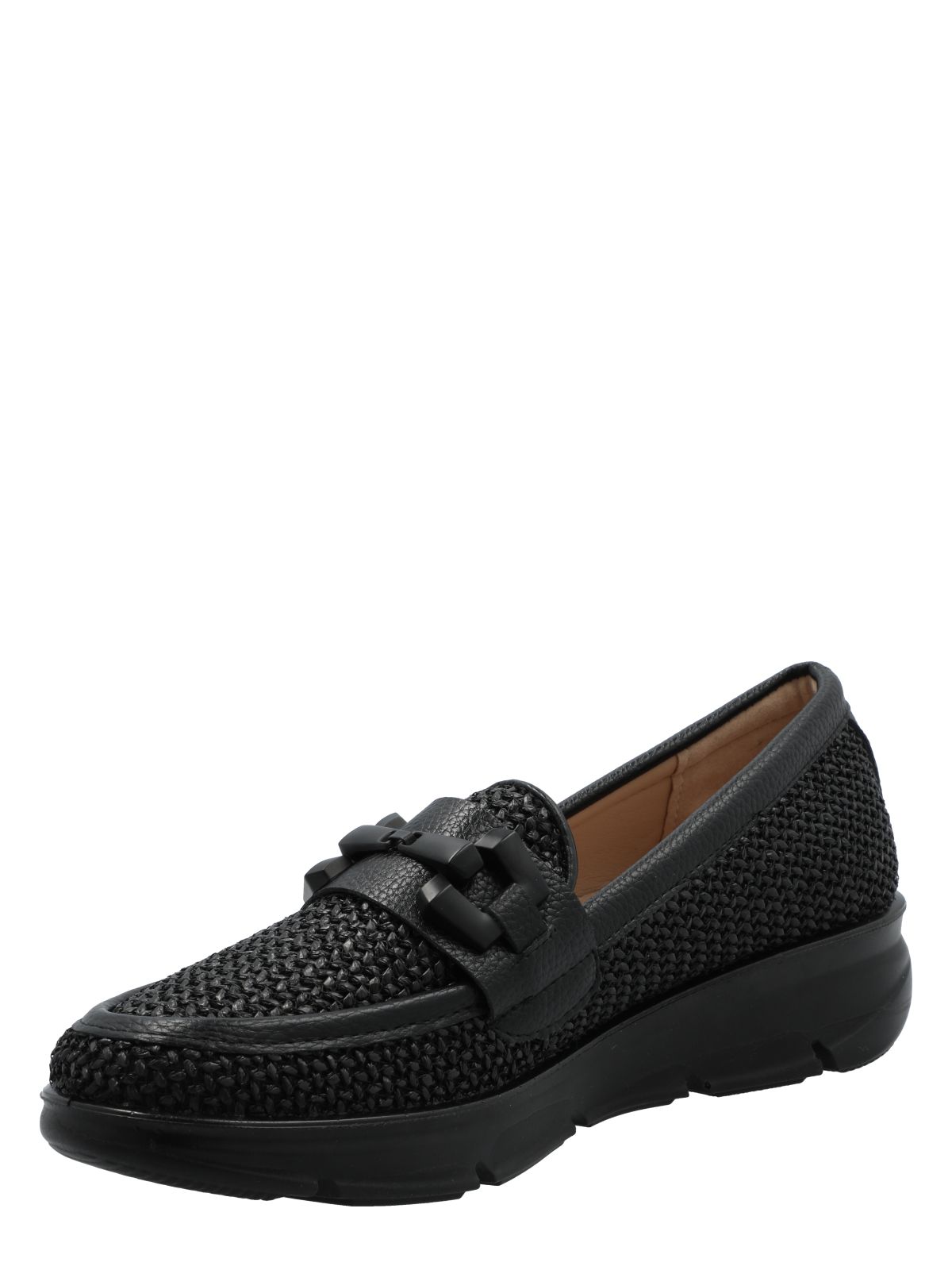 Mocasín Mujer Petunia Negro Azaleia