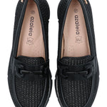 Mocasín Mujer Petunia Negro Azaleia