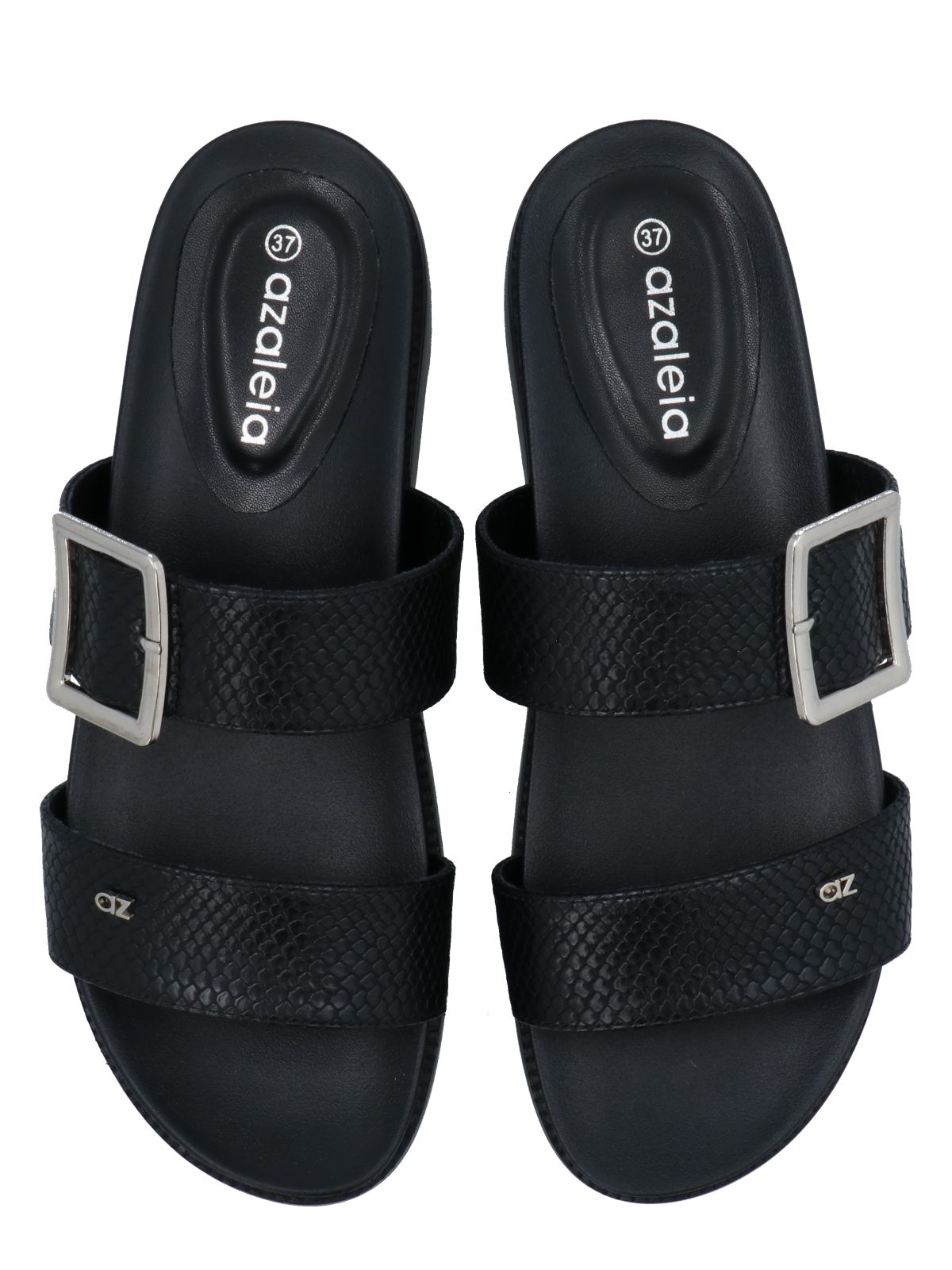 Sandalia Mujer Madonna Negro Azaleia