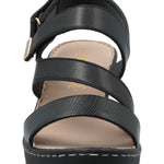 Sandalia Mujer Hailey Negro Azaleia