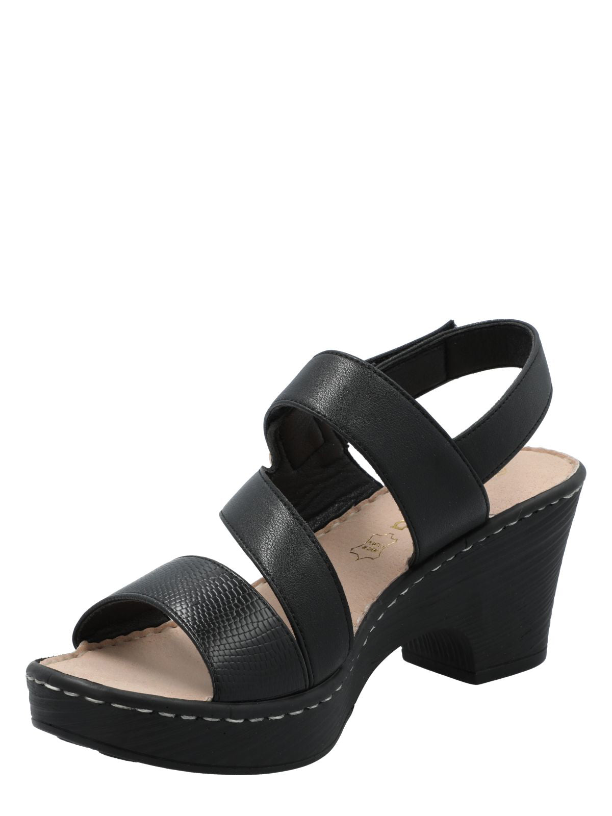 Sandalia Mujer Hailey Negro Azaleia