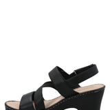 Sandalia Mujer Hailey Negro Azaleia