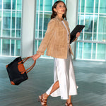 Sandalia Mujer Hailey Cognac Azaleia