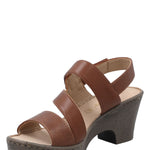 Sandalia Mujer Hailey Cognac Azaleia