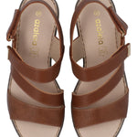 Sandalia Mujer Hailey Cognac Azaleia