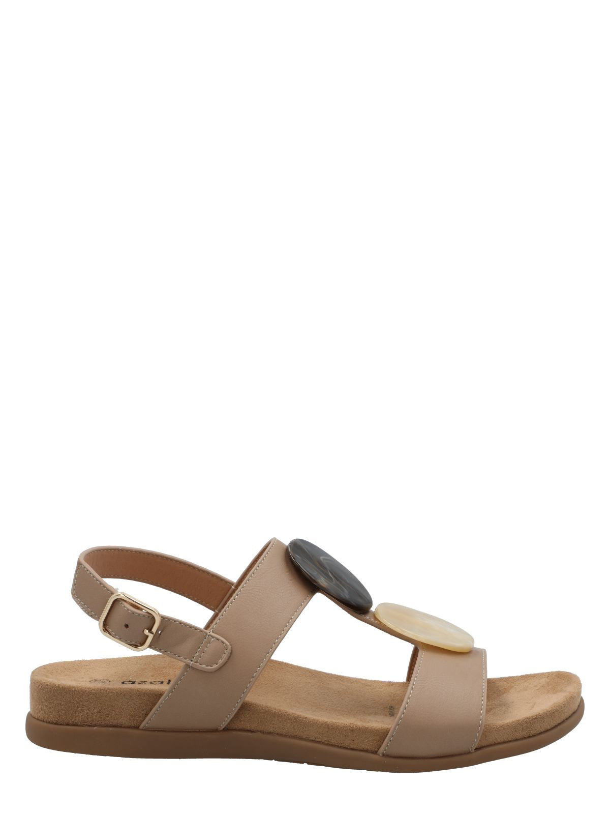 Sandalia Mujer Margot Beige Azaleia