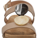Sandalia Mujer Margot Beige Azaleia