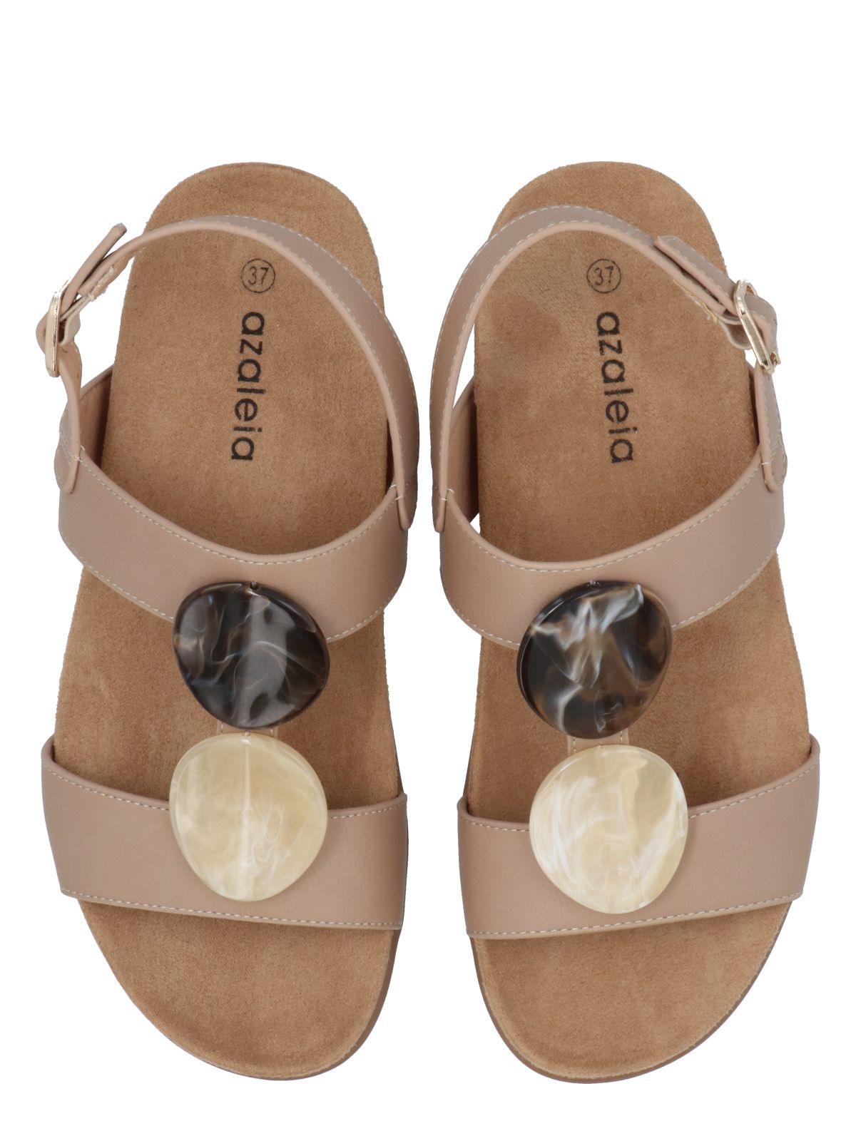 Sandalia Mujer Margot Beige Azaleia