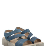 Sandalia Mujer Formentera Denim Azaleia