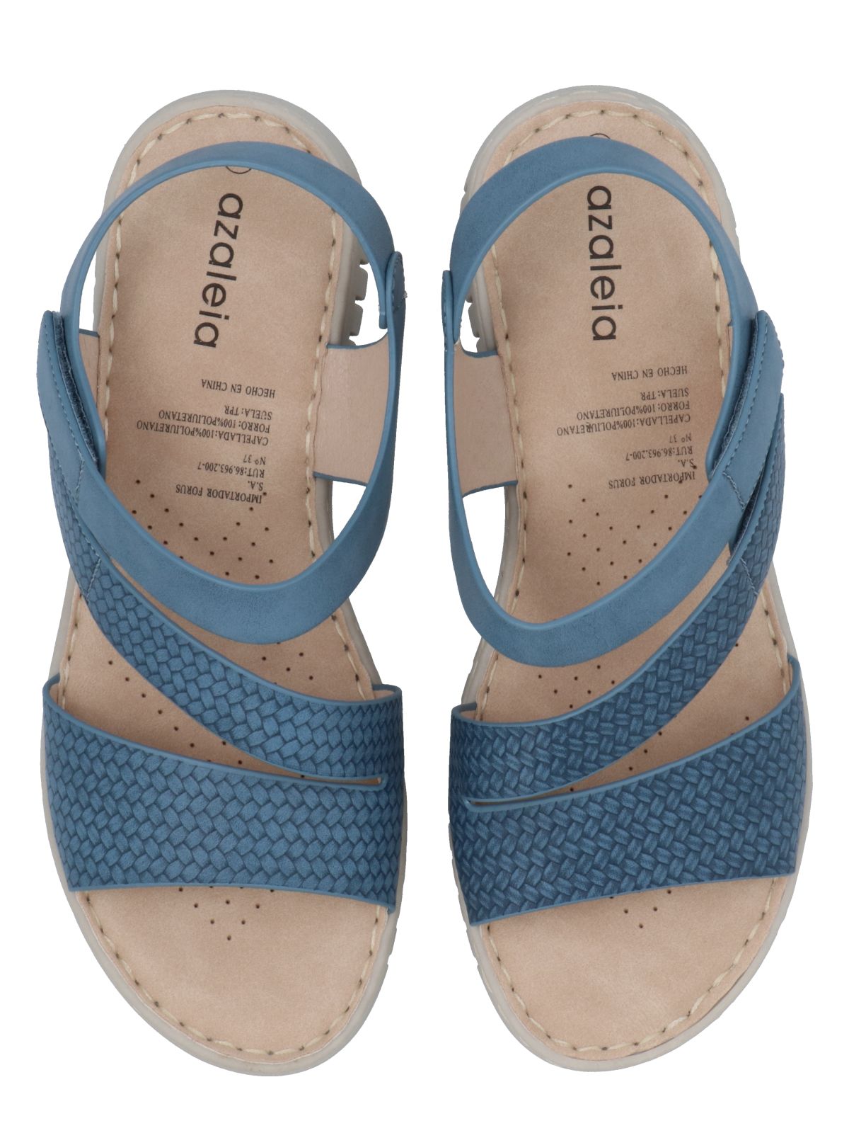Sandalia Mujer Formentera Denim Azaleia