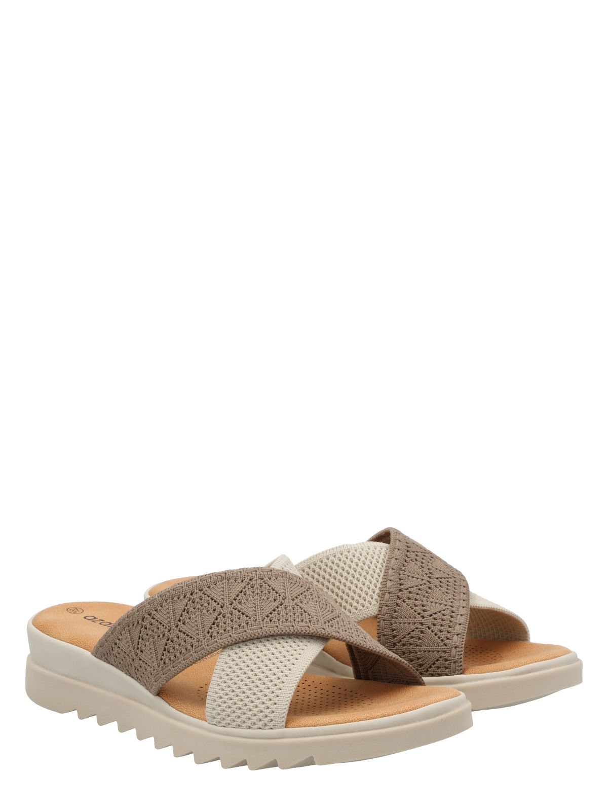 Sandalia Mujer Natalie Beige Azaleia
