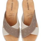 Sandalia Mujer Natalie Beige Azaleia