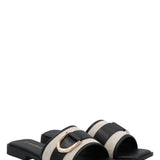 Sandalia Mujer Celine Negro Azaleia
