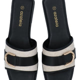 Sandalia Mujer Celine Negro Azaleia