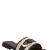 Sandalia Mujer Celine Café Azaleia