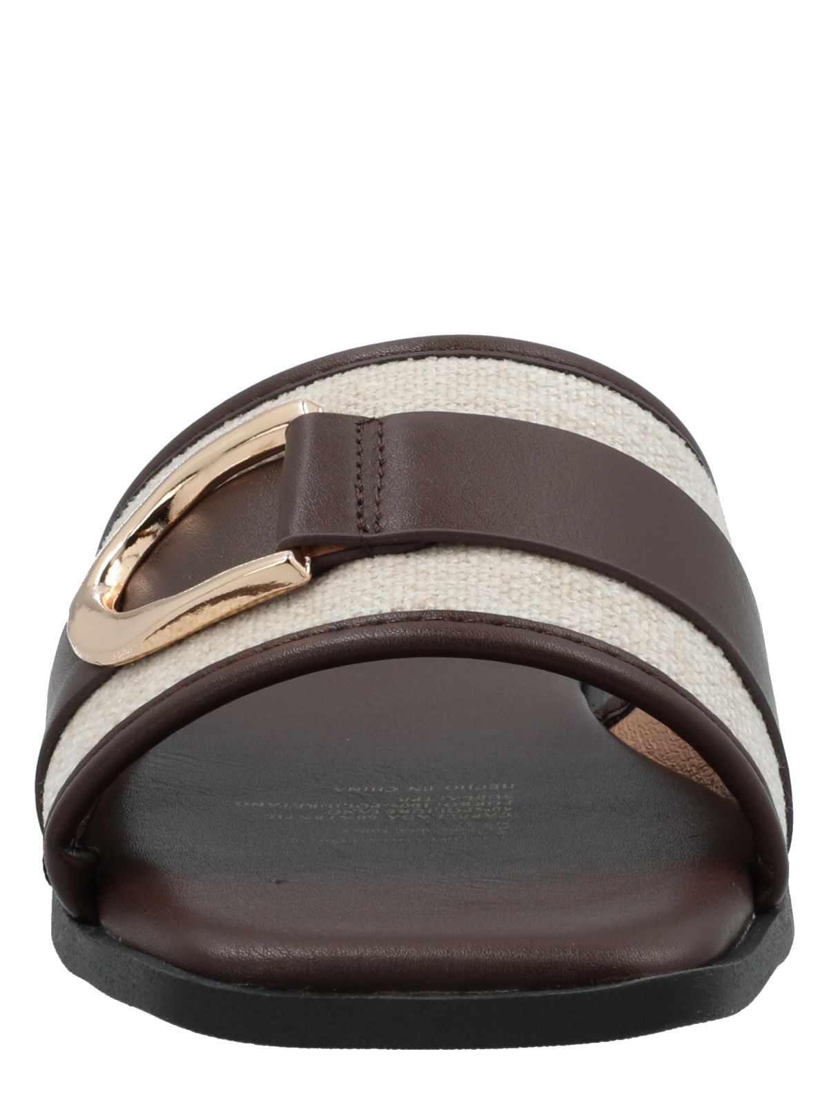 Sandalia Mujer Celine Café Azaleia
