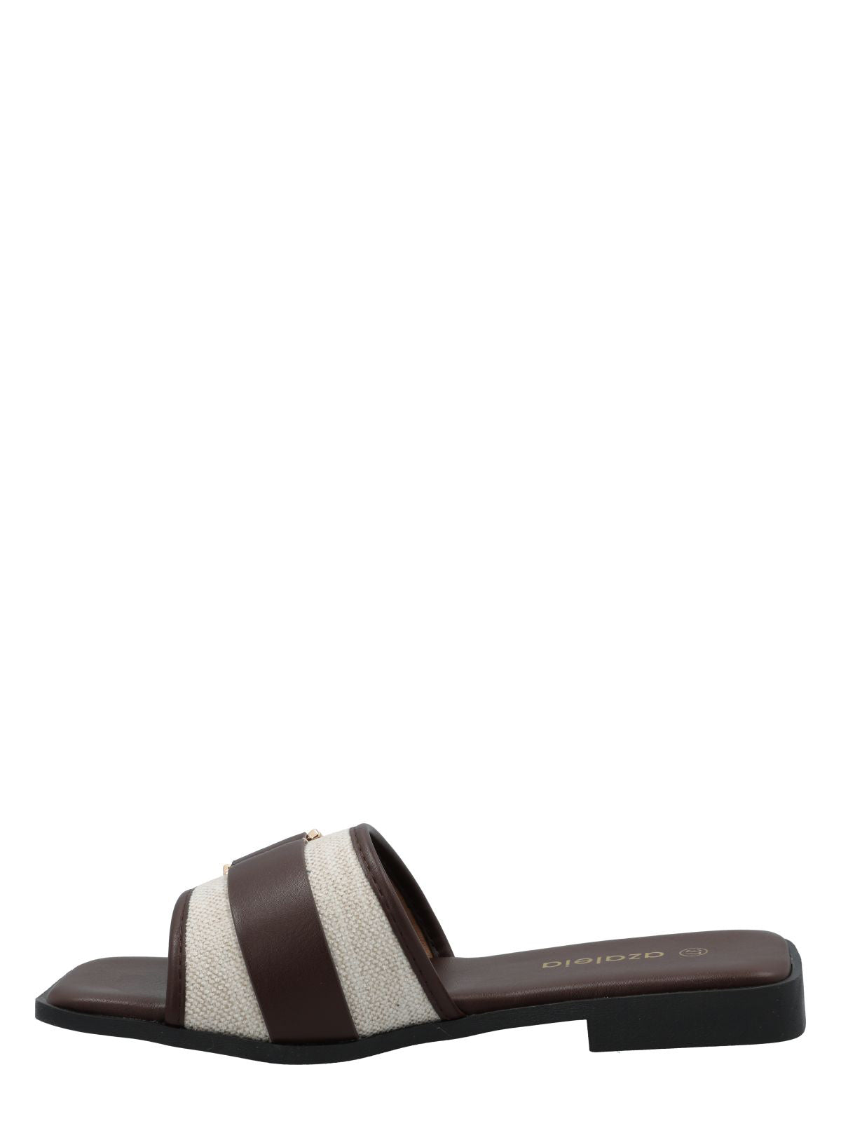 Sandalia Mujer Celine Café Azaleia