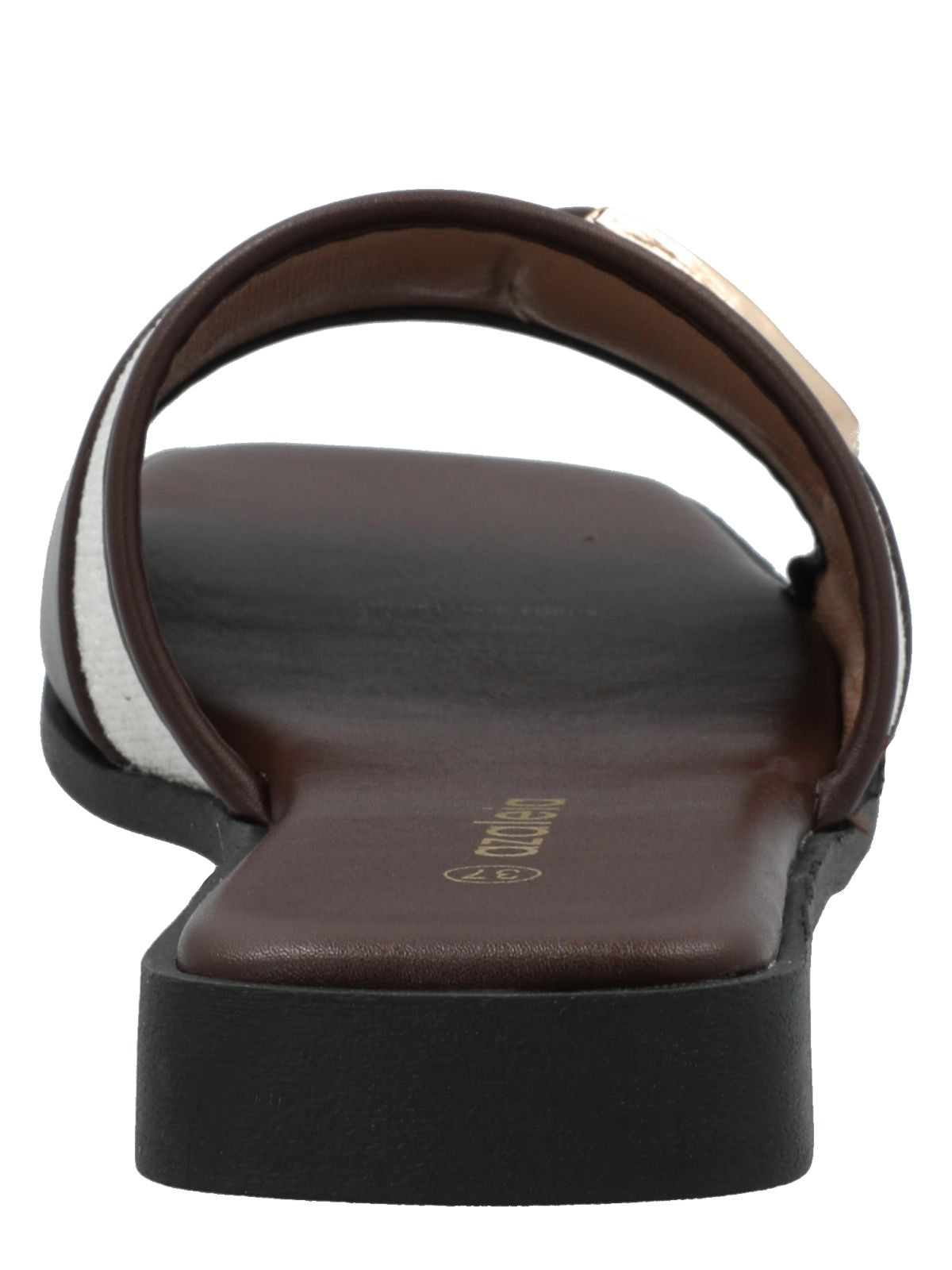 Sandalia Mujer Celine Café Azaleia