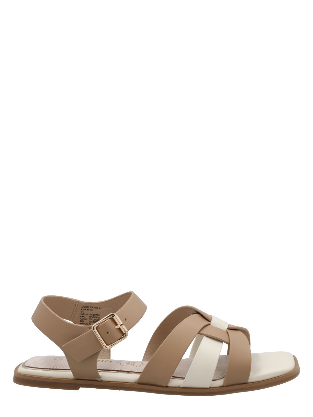 Sandalia Mujer Daffodil Beige Azaleia