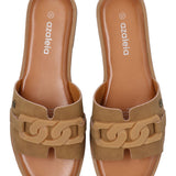 Sandalia Mujer Hollis Cognac Azaleia