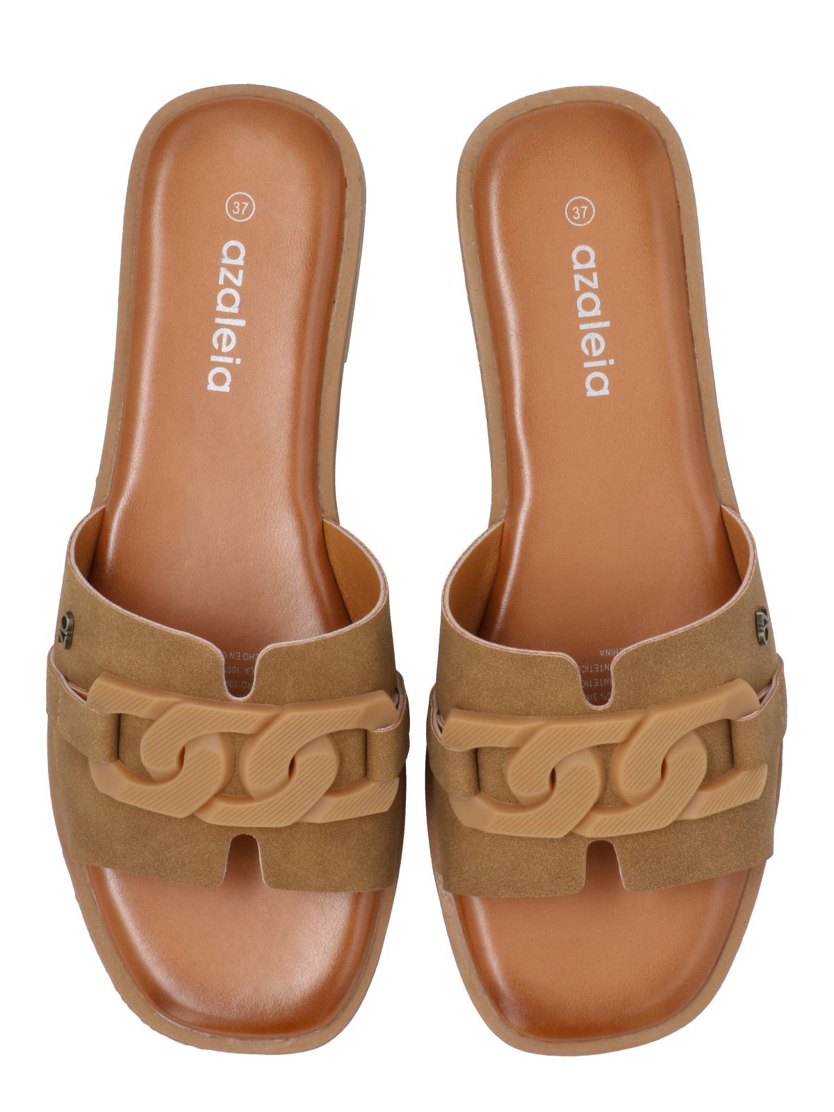 Sandalia Mujer Hollis Cognac Azaleia