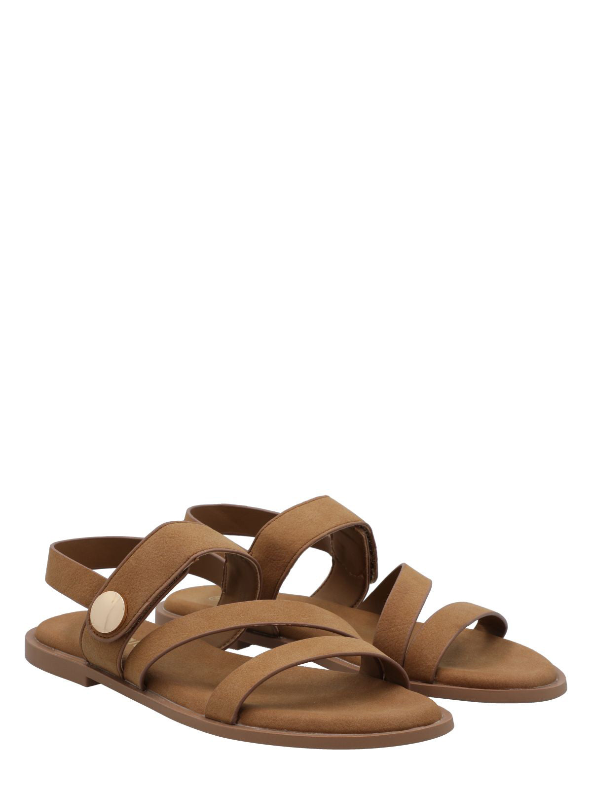 Sandalia Mujer Luma Cognac Azaleia