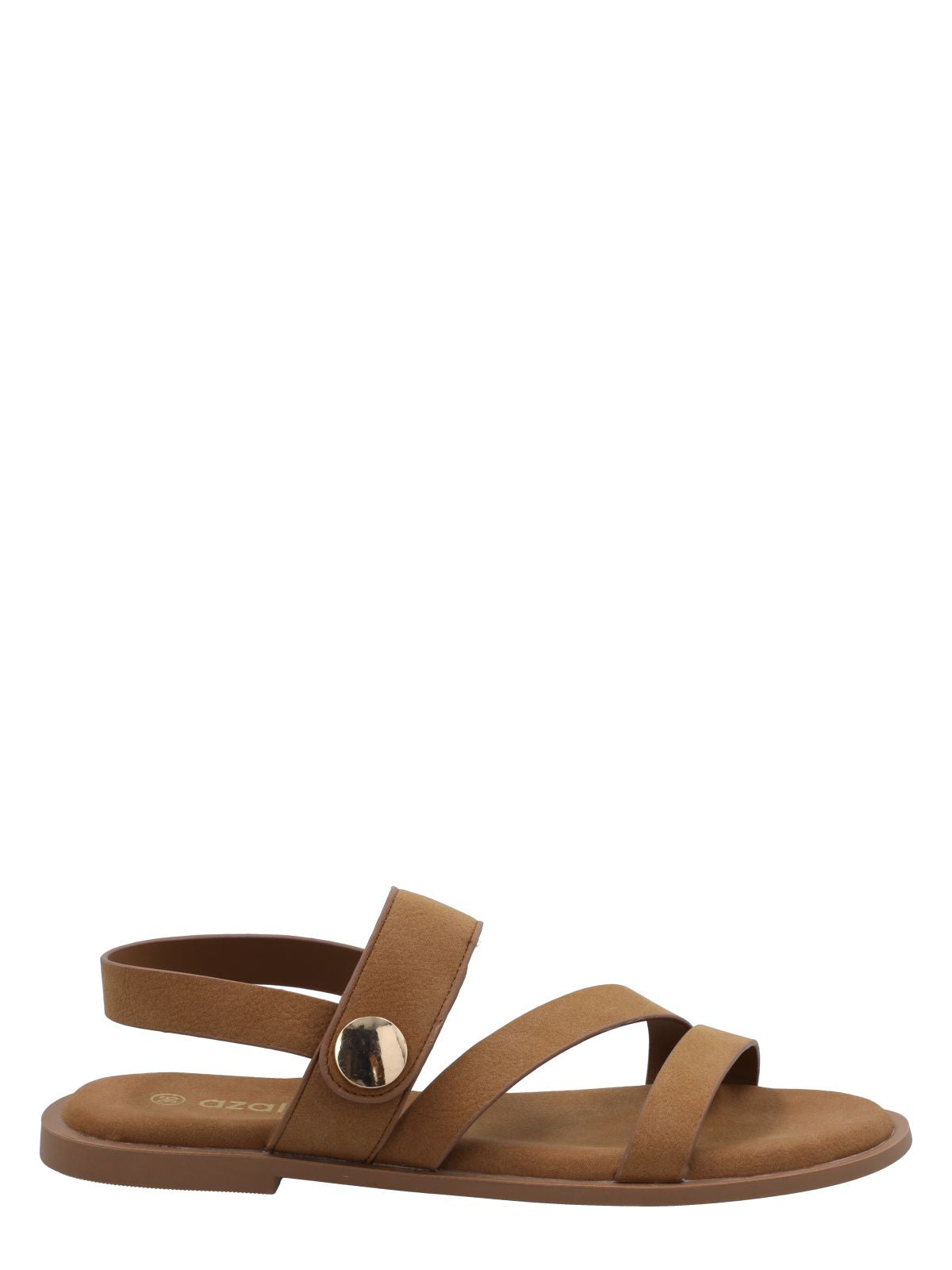 Sandalia Mujer Luma Cognac Azaleia