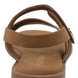 Sandalia Mujer Luma Cognac Azaleia
