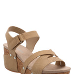 Sandalia Mujer Chanel Beige Azaleia