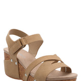 Sandalia Mujer Chanel Beige Azaleia