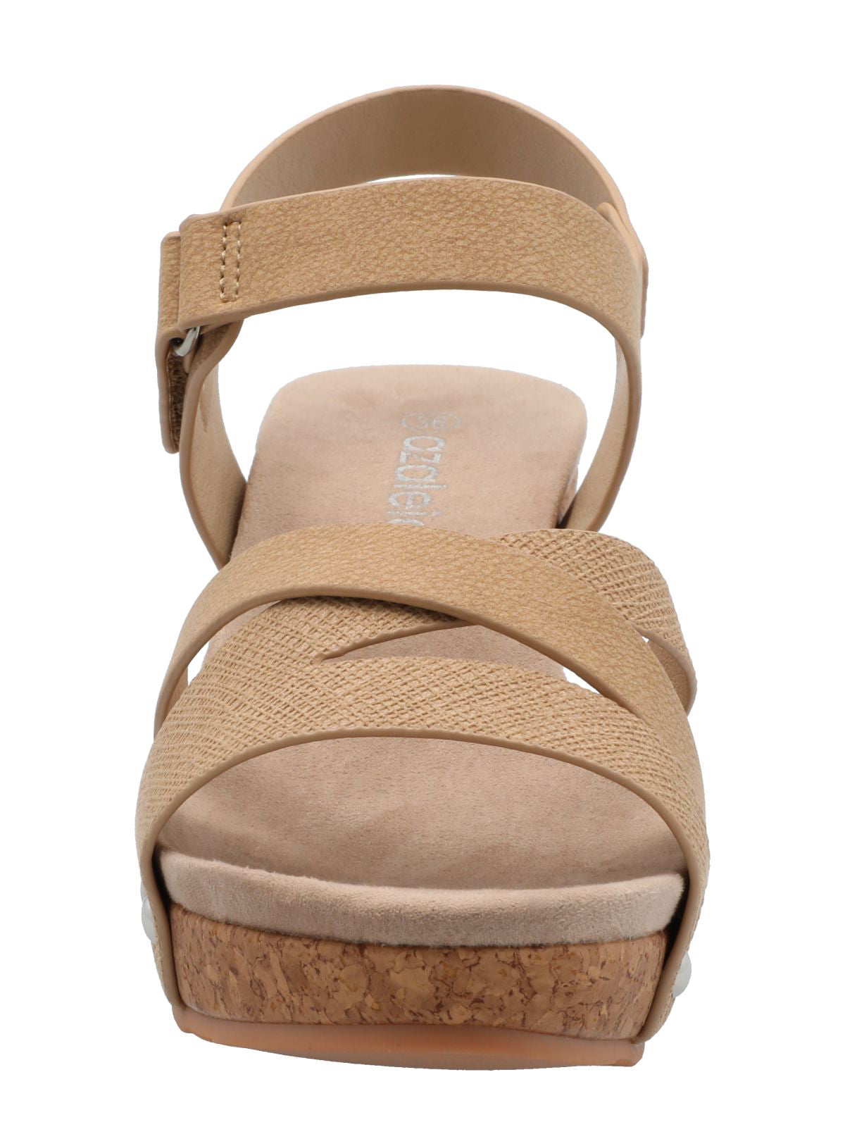 Sandalia Mujer Chanel Beige Azaleia