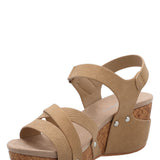 Sandalia Mujer Chanel Beige Azaleia