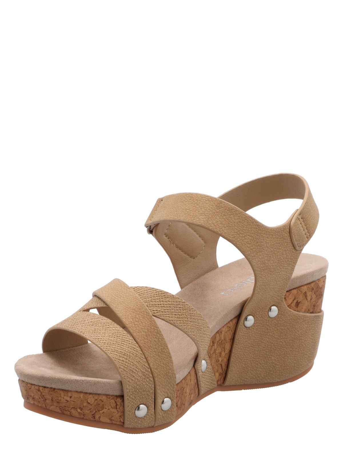 Sandalia Mujer Chanel Beige Azaleia
