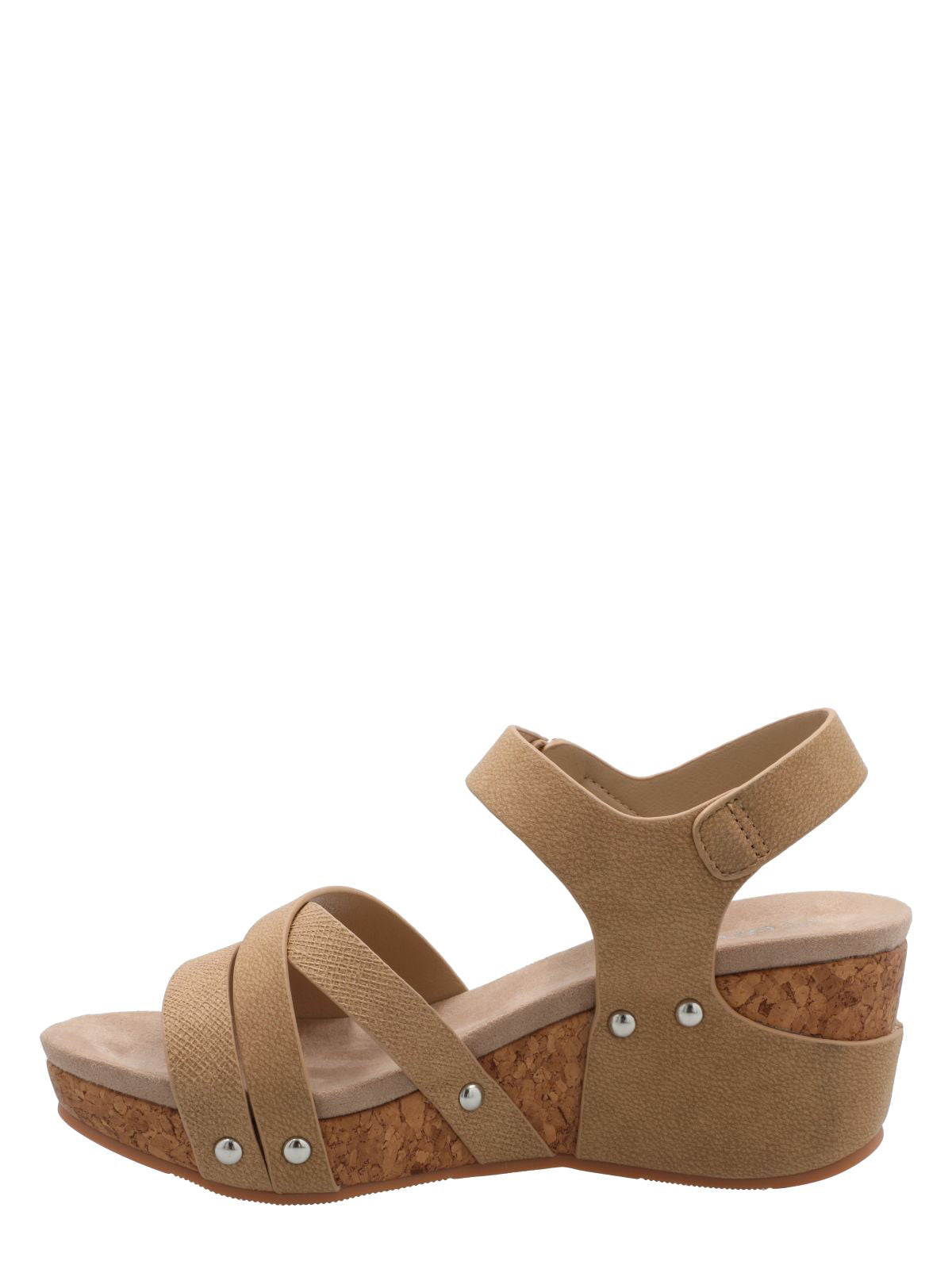 Sandalia Mujer Chanel Beige Azaleia