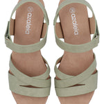 Sandalia Mujer Chanel Menta  Azaleia