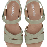 Sandalia Mujer Chanel Menta  Azaleia