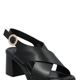 Sandalia Mujer Cross Negro Azaleia