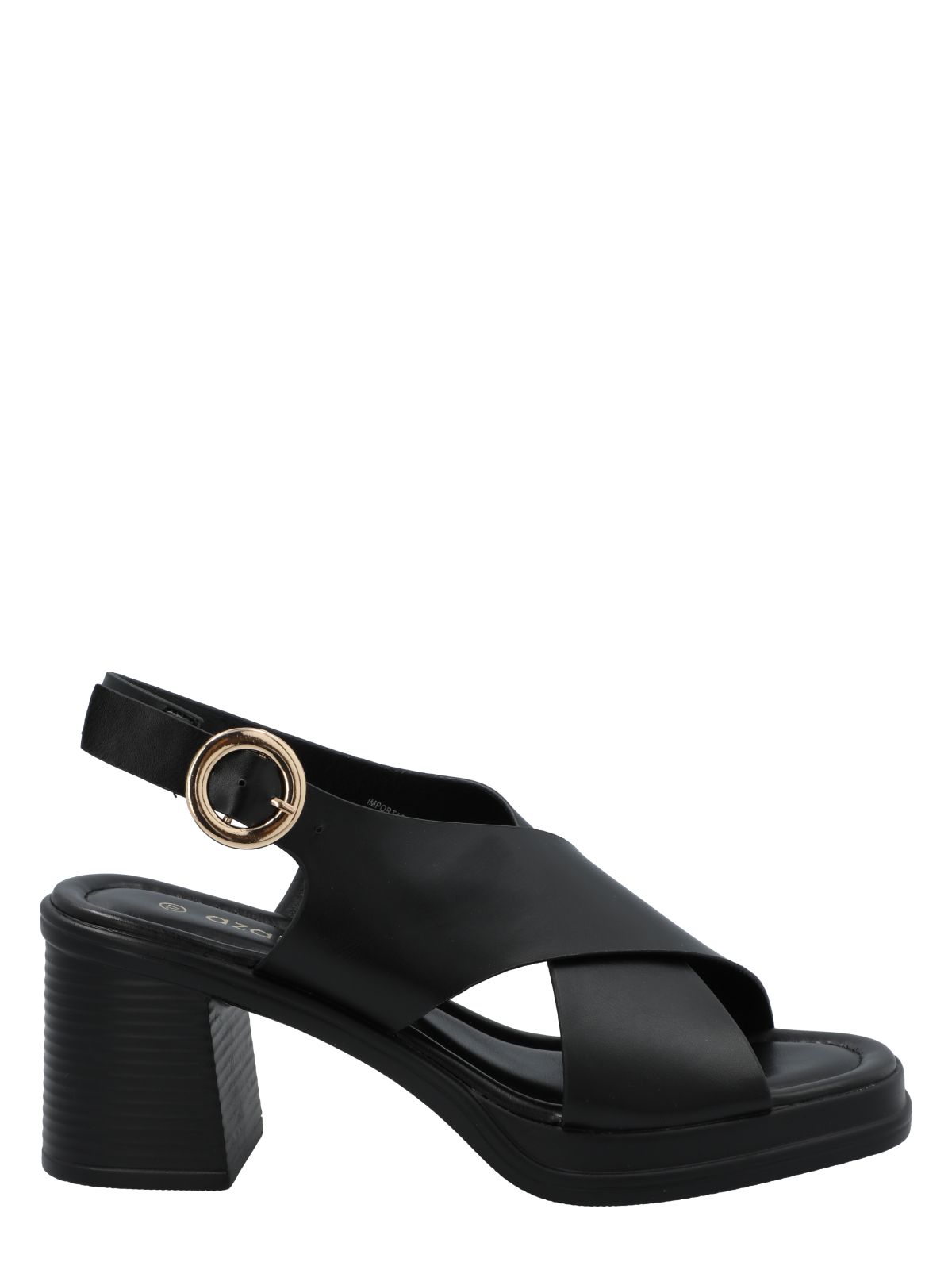 Sandalia Mujer Cross Negro Azaleia