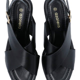 Sandalia Mujer Cross Negro Azaleia