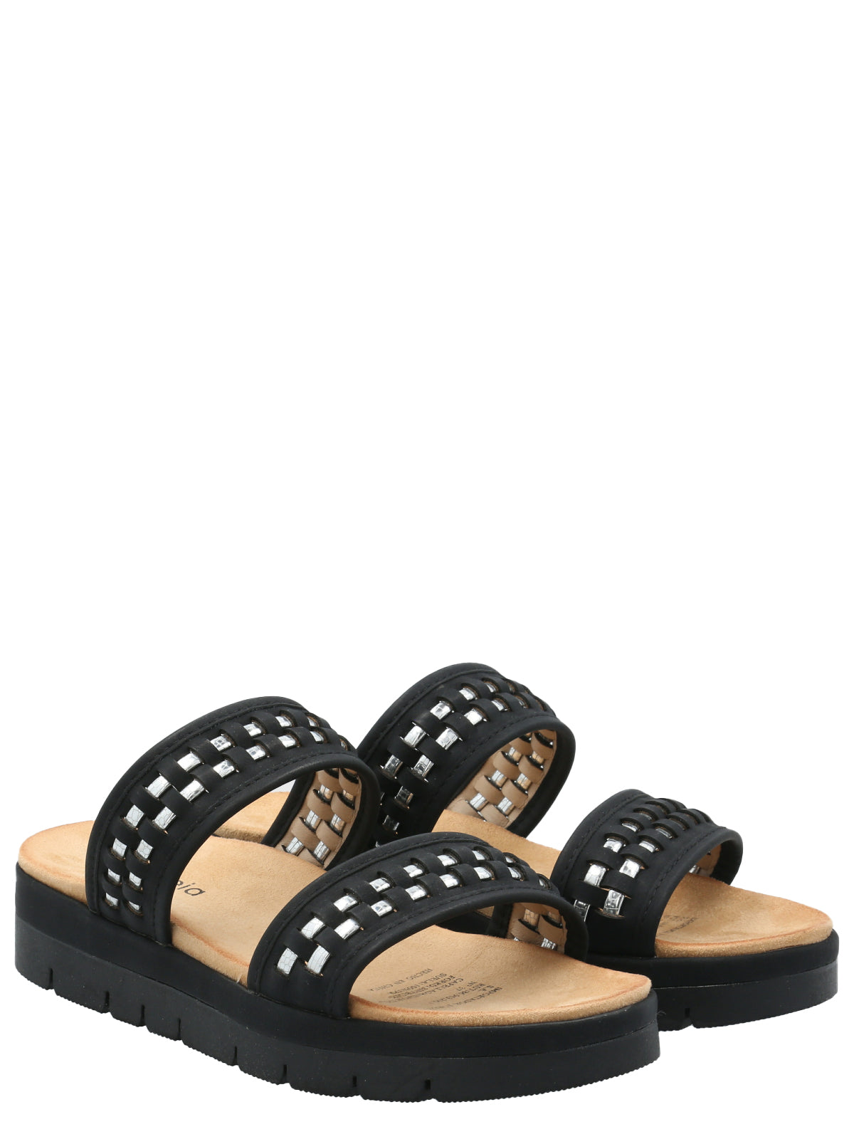 Sandalia Mujer Simone Negro Azaleia