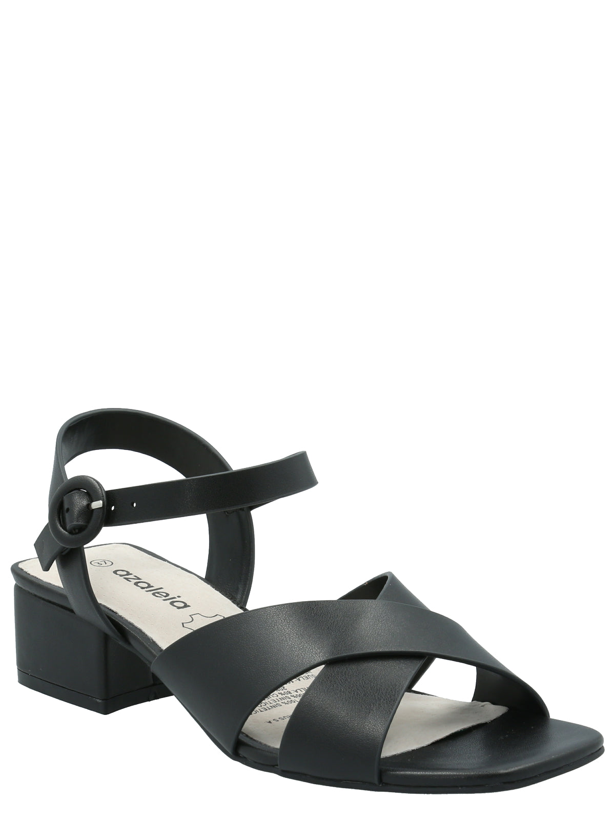 Sandalia Mujer Leandro Negro Azaleia