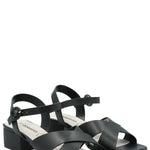 Sandalia Mujer Leandro Negro Azaleia