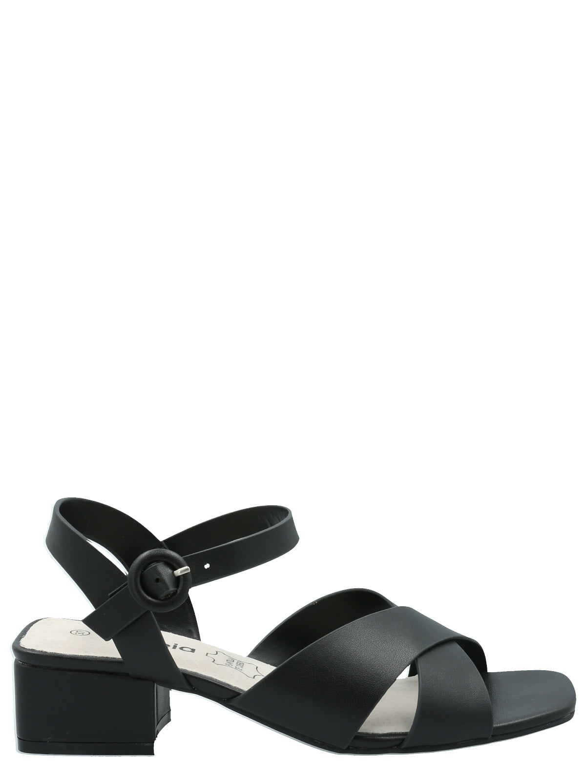 Sandalia Mujer Leandro Negro Azaleia