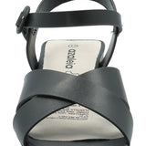 Sandalia Mujer Leandro Negro Azaleia